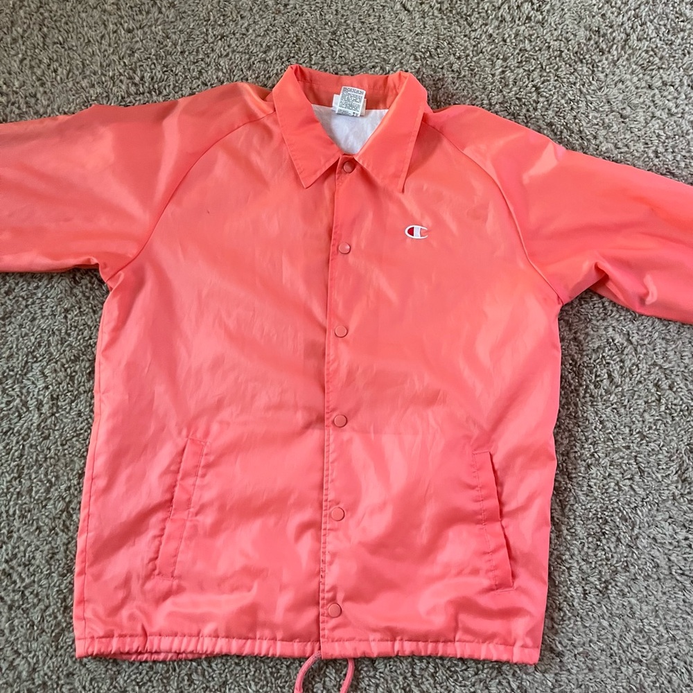 Champion Bright Coral Windbreaker